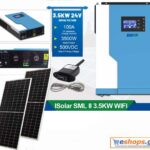 Υβριδικός ινβερτερ χωρίς μπαταρίες - 3,5KW Hybrid Solar Inverter MPPT Pure Sine Wave 500VDC 100A Solar Charge Controller 24V 220V 50Hz/60Hz Off Grid Inverter with Wifi Module